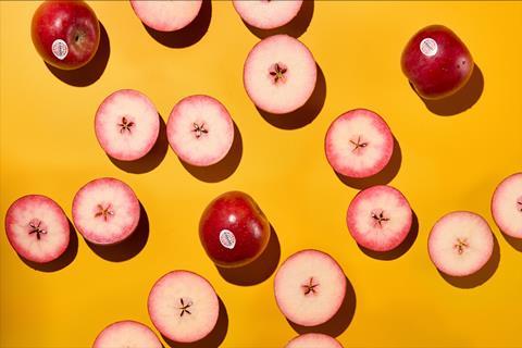 Kissabel acts as an umbrella brand to varieties of coloured-flesh apples