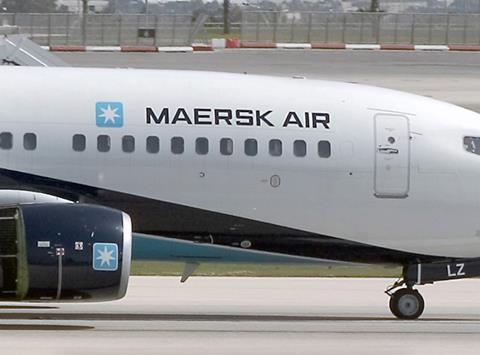 Maersk plane closeup