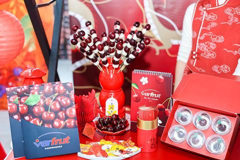 Verfrut's Cherry Fortune Station for the Year of Dragon held in collaboration with Flash Fresh
