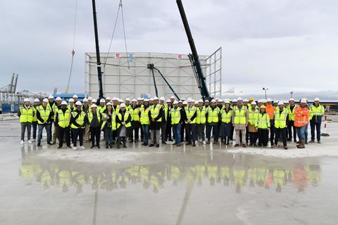 Maersk Groundbreaking Rotterdam Cold Store Maasvlakte2 November 2023