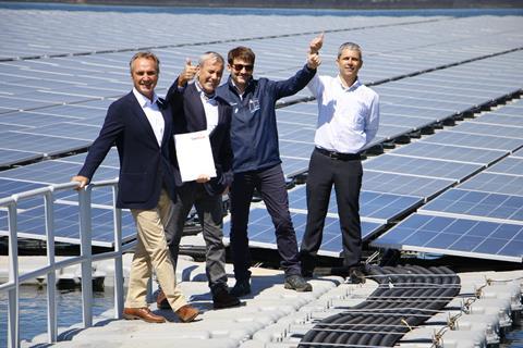 Verfrut celebrates the launch of South America's largest floating photovoltaic plant