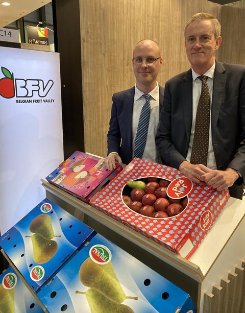 Thomas Simillion and Marc Evrard of Belgian Fruit Valley