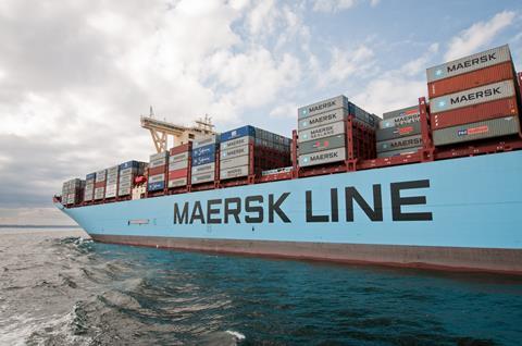 Maersk Mc-Kinney Moller container ship