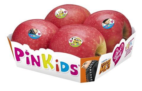 Pink Lady®: Lancierung einer eventbasierten Packungsserie für kleine PinKids®-Gourmetäpfel