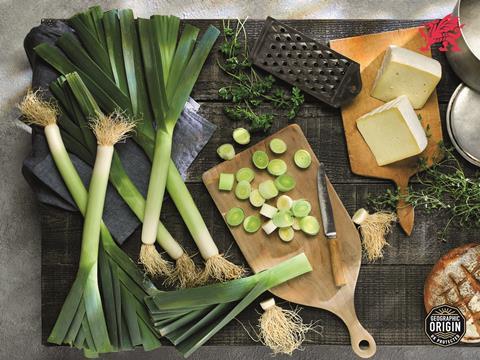 Welsh leeks are now one of 92 UK-produced GI products