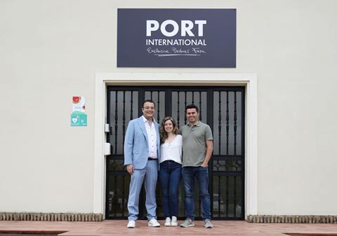 Port International Agromartin l-r Philippe Peiró, Victoria Martín, and Jose Antonio Martín