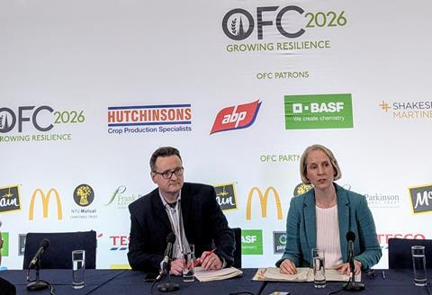 Defra Secretary of State Emma Reynolds at Oxford Farming Conference 2026