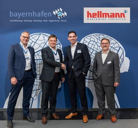 Hellmann/bayernhafen: Engere Zusammenarbeit für kombinierten Verkehr zwischen Niedersachsen und Regensburg