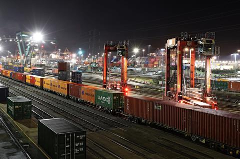 The Modal Shift programme has so far boosted the share of rail freight at DP World Southampton from 21 per cent to more than 30 per cent