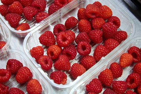 The padless punnets reduce pack weight by 17 per cent