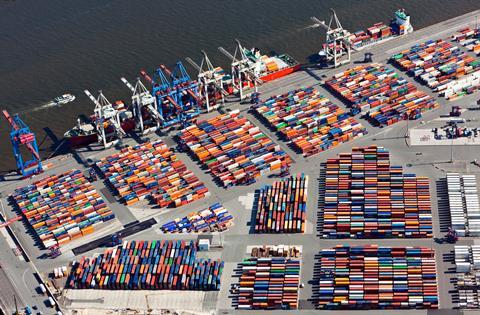 Port of Hamburg aerial AdobeStock_283024869_Editorial_Use_Only