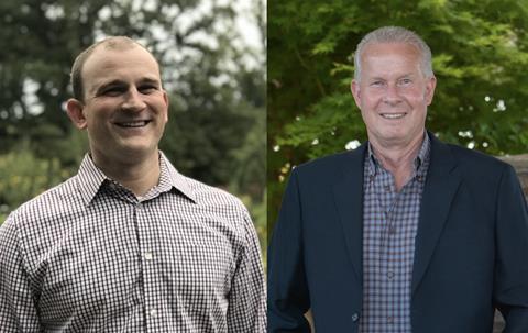 Frutura's VP Sustainability, Jesse Last, left, and CEO David Krause