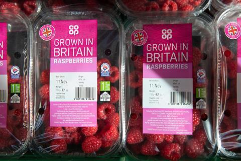The Co-op grew its British berry sales by 22 per cent in 2023 compared to the prior year