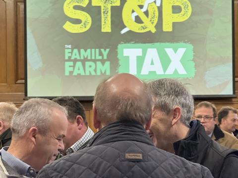 Around 1,800 NFU members attended the lobbying event in London