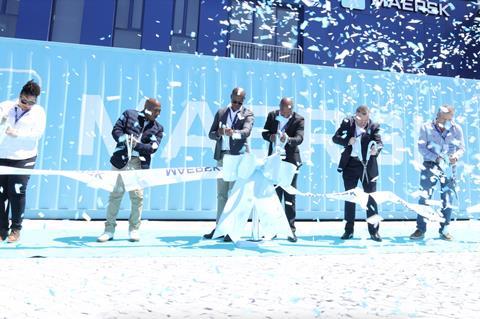 Maersk Belcon cold store Cape Town Ribbon cutting