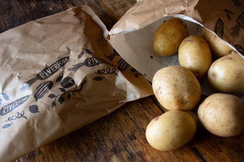 The new Riverford packaging