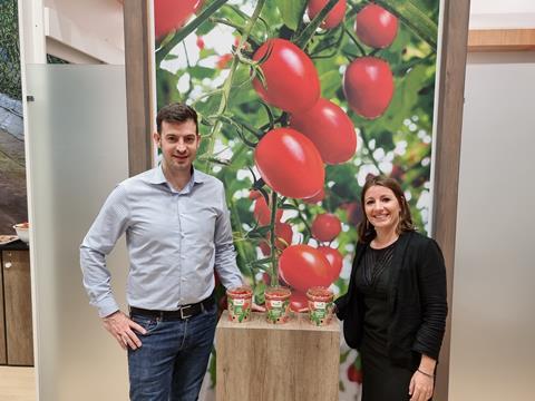 Azura's CSR director Celine Montauriol (right) with director of communications Nicolas Calo