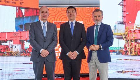 Contecon Guayaquil welcomes first direct service to China