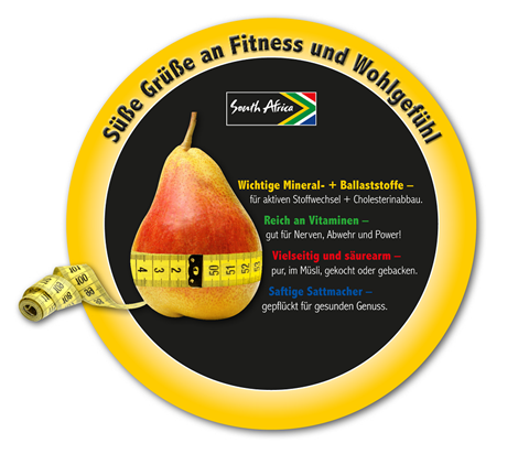 Südafrika: Neue Birnen-Kampagne hat Fitness im Fokus