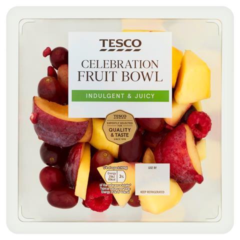 Tesco fruit celebration bowl
