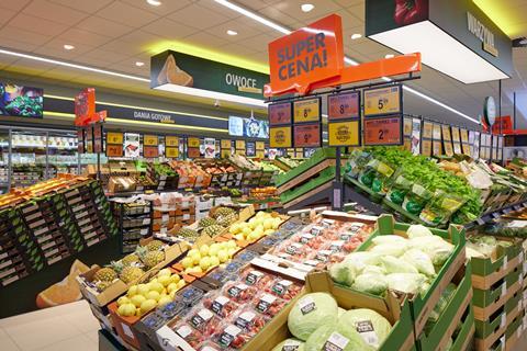 Biedronka fresh produce department