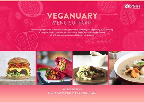 Brakes has developed vegan menu support for foodservice customers