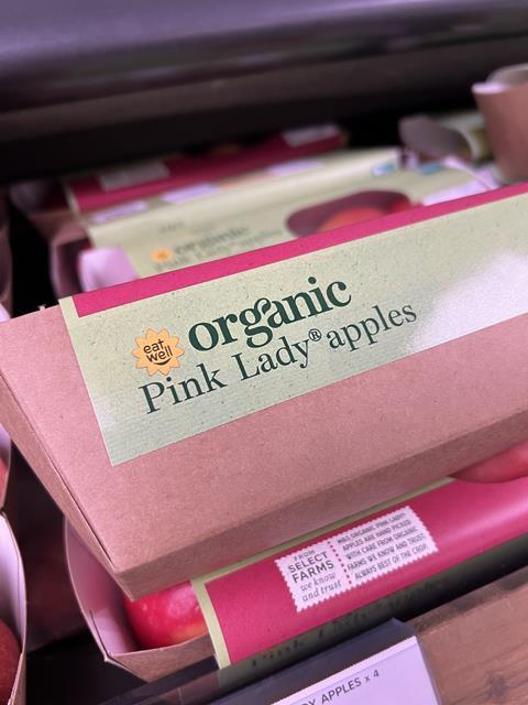 GB Organic Pink Lady apples Marks and Spencer