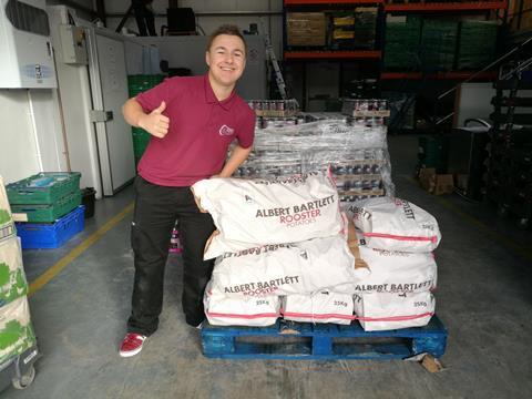 Albert Bartlett diverts surplus potatoes to FareShare