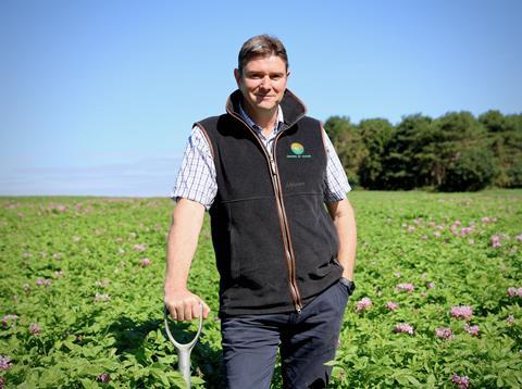 William Shakeshaft says climate change is making UK potato production financially precarious