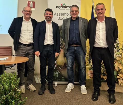 Agrintesa Fruit Modena Group Adriano Aldrovandi, Alessio Mammi, Aristide Castellari, Cristian Moretti