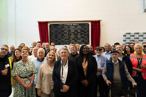 NCGM garden wall unveiling