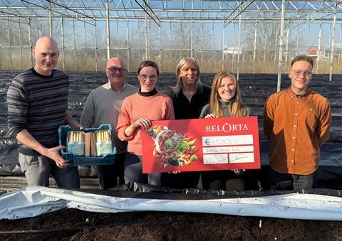BelOrta: V.l.n.r.: Andries De Pauw (De Molenkouter) - Patrick Gevers (Délidis) - Sanne De Coster (BelOrta) - Danielle Bartholomeus (Délidis) -  Elisabeth Rabaey (VUB Foundation) - Joris Verluyten (VUB Foundation)