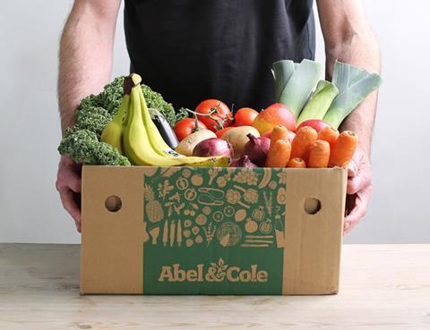 Abel and Cole fruit veg box