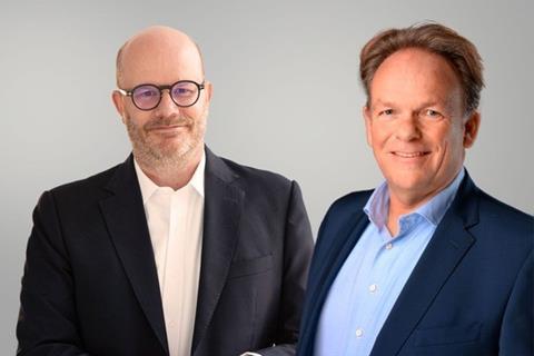(v.l.): Hellmann Vorstand Martin Eberle (CFO) und Reiner Heiken (CEO) Foto: Hellmann Worldwide Logistics