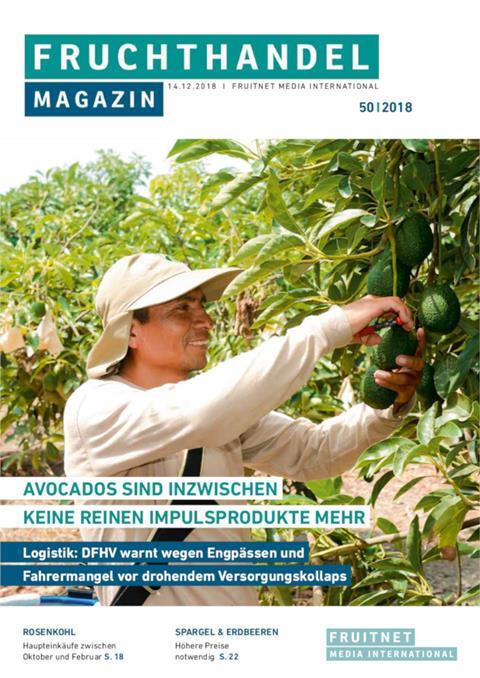 Diese Woche im Fruchthandel Magazin: Der Fruchthandel Magazin Retail Award, der Status von Avocados am Markt und aktuelle Entwicklungen in der Branche