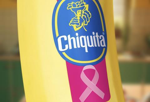 Chiquita breast cancer awareness stickers