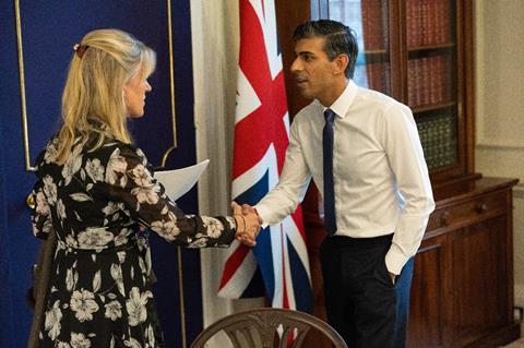 Minette Batters had a meeting with Rishi Sunak on 21 December