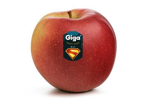 Giga Superman apple