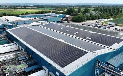 The solar energy system at Sefter Farm