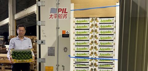 PIL's first delivery of Australian avocados to Singapore