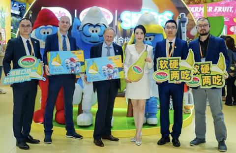 Dole China BFV Smurfs promotion