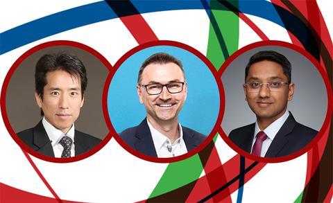 Speakers at Asiafruit Knowledge Centre include (l-r): Unifrutti Japan CEO Kennard Wong, Tomra Food’s Paul Slupecki and Rahul Badge, head of in-market supply chain at Zespri International