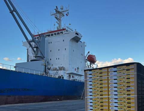 Zespri has shipped its first reefer charter vessel from Italy to China