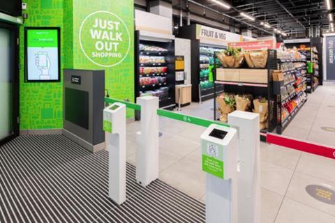 The Amazon Fresh stores allow shoppers to 'just walk out'