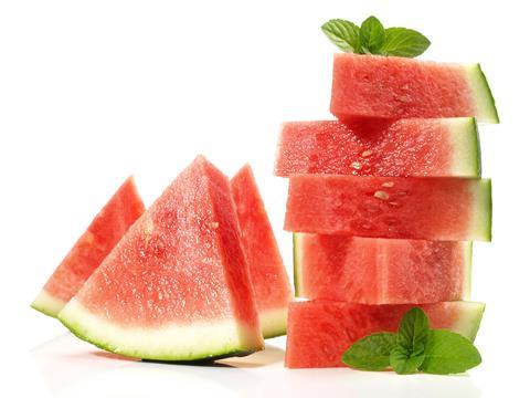 Wassermelonen-Pyramide