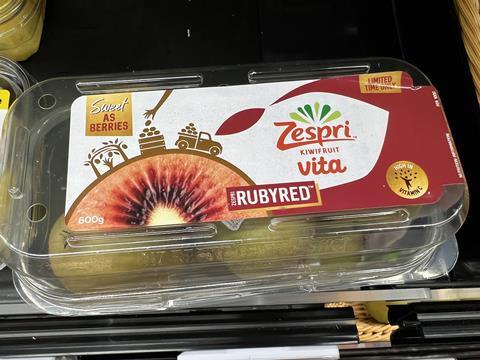 NZ RubyRed kiwifruit Zespri