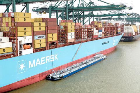 Ane Maersk in Antwerpen