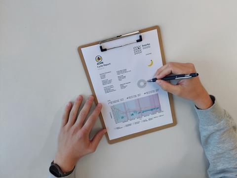 An example of a report generated by Interko's RipePilot
