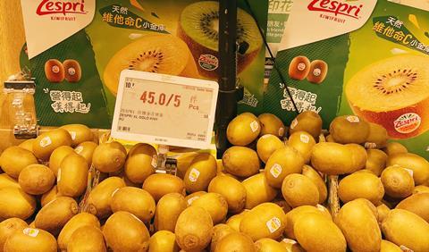 Zespri kiwifruit in HK