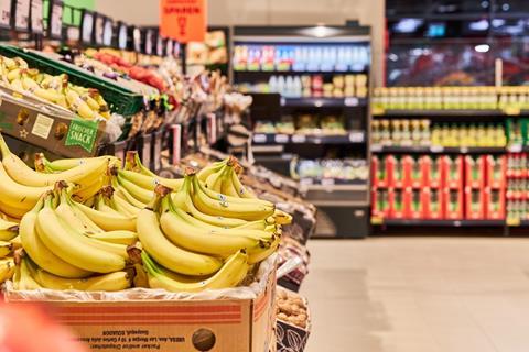 Bananas Kaufland supermarket Germany